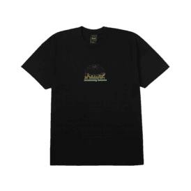 Huf Worldwide Network Ss Tee in Black