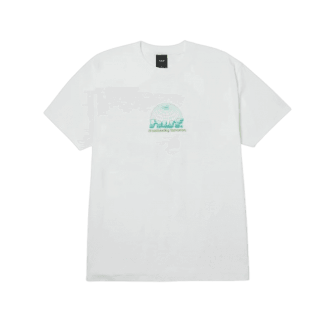 Huf Worldwide Network Ss Tee in White