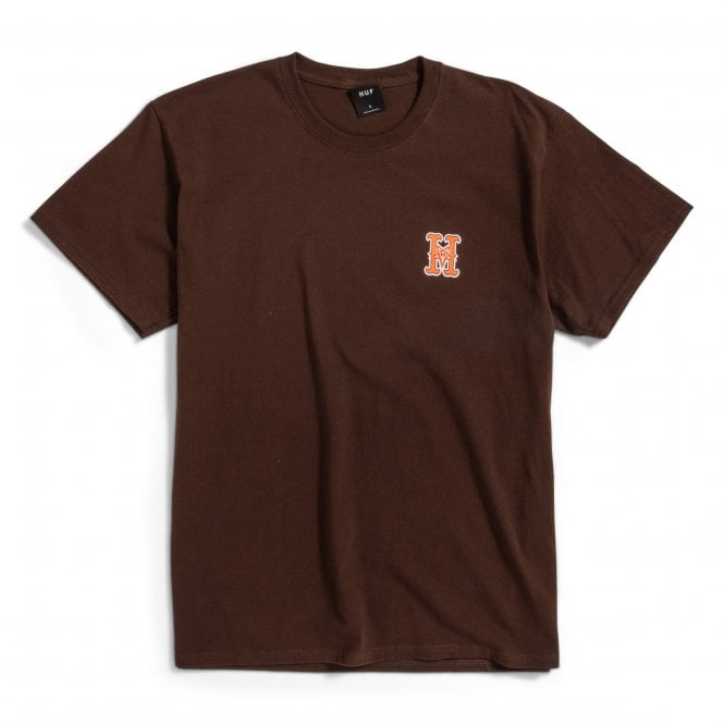 HUF X Thrasher High Point Short Sleeve Tee in Chocolate