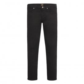 Lee Daren Zip Fly Low Stretch Jeans in Clean Black