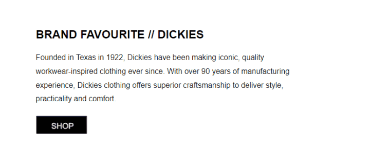 Dickies - Text