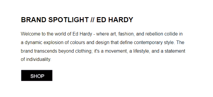ED HARDY NEW