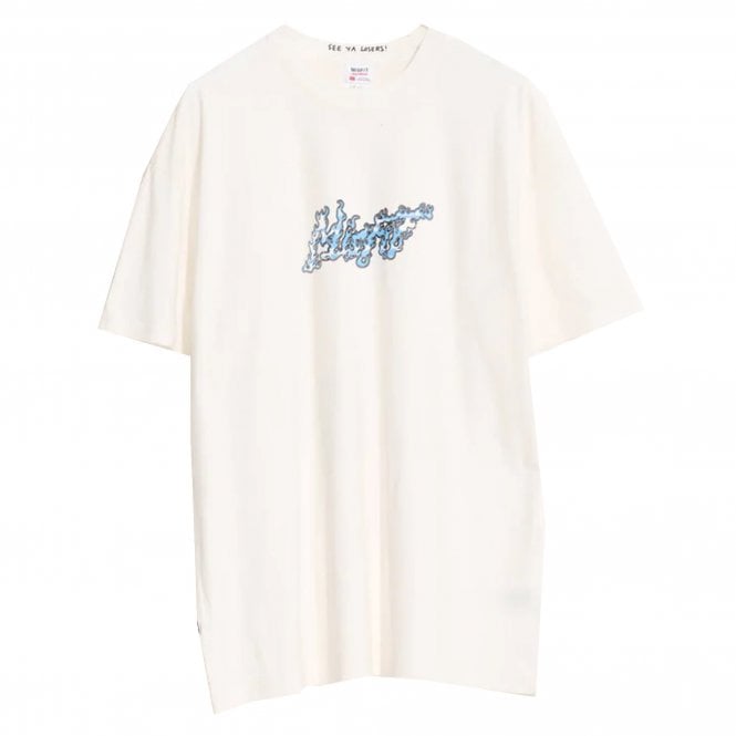 Msfts Sleeping Cells T Shirt in Thrift White