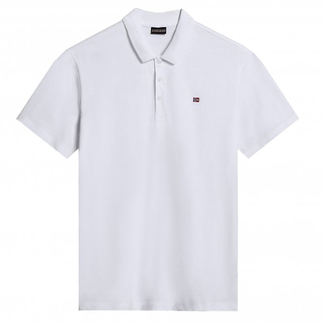Napapijri Ealis Polo Shirt in Bright White