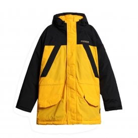 Napapijri Epoch Long Jacket in Yellow