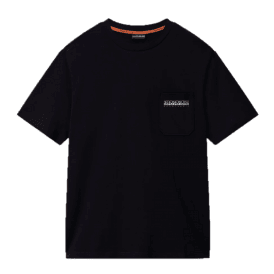 Napapijri Fanes Jersey Short Sleeve T-Shirt - Black