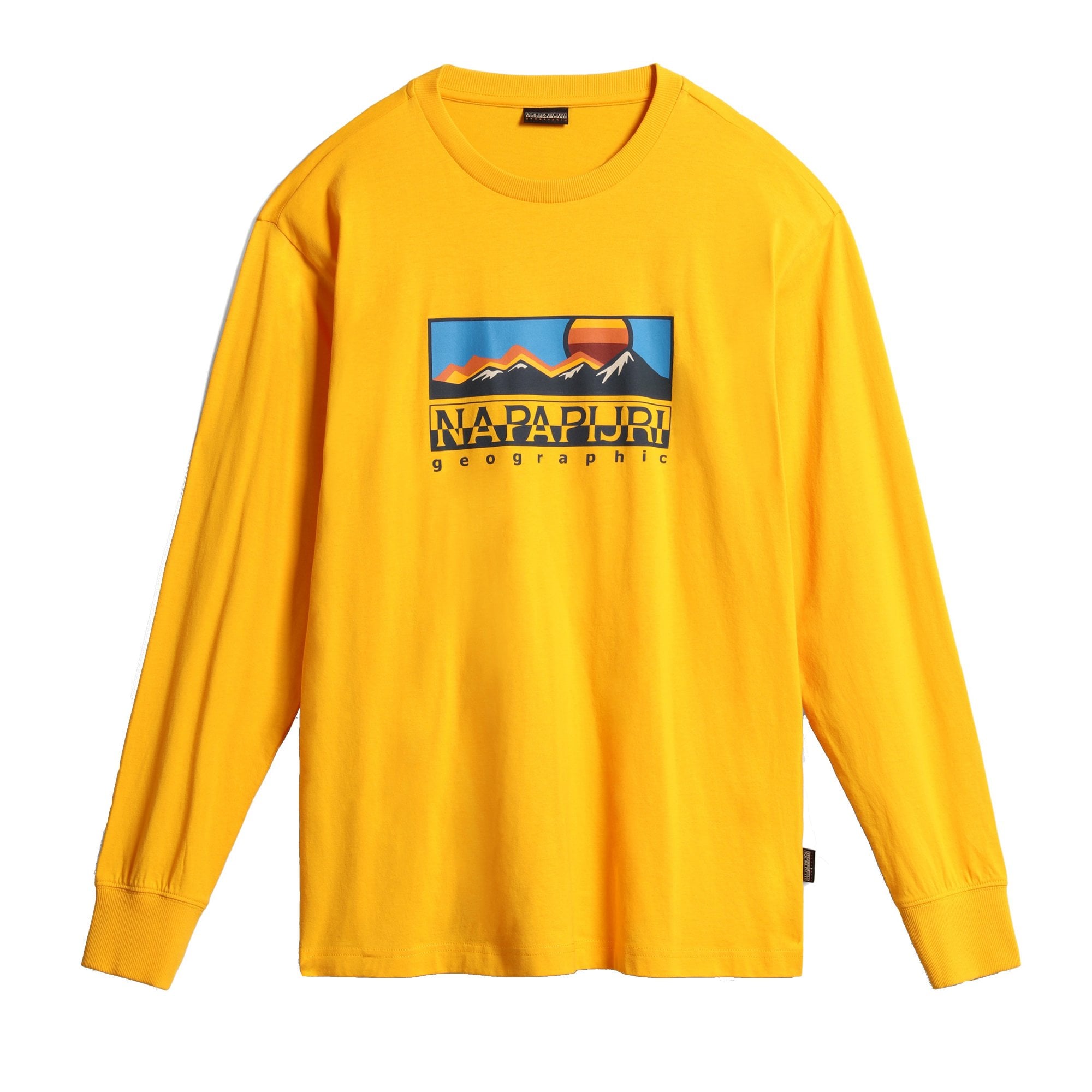 T-shirt Uomo Napapijri L (52) - Serengeti Gialla - Cotone Classico
