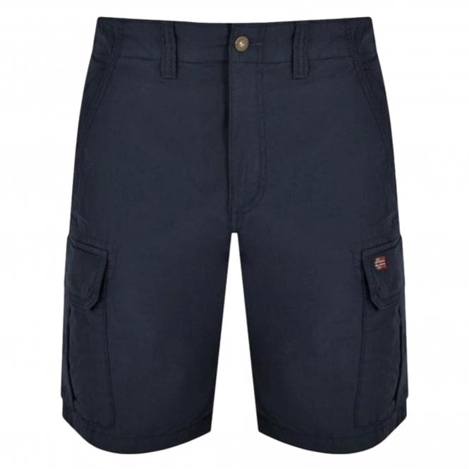 Napapijri N-Dease Cargo Shorts in Blu Marine