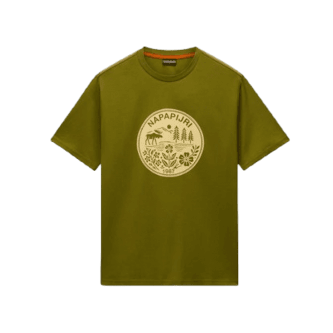 Napapijri S-cabin Ss T-shirt in Avocado