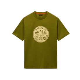 Napapijri S-cabin Ss T-shirt in Avocado