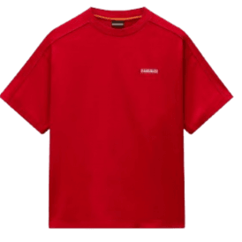 Napapijri S-teza Ss T-shirt in Haute Red