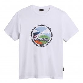 Napapijri Sangay T Shirt in Bright White