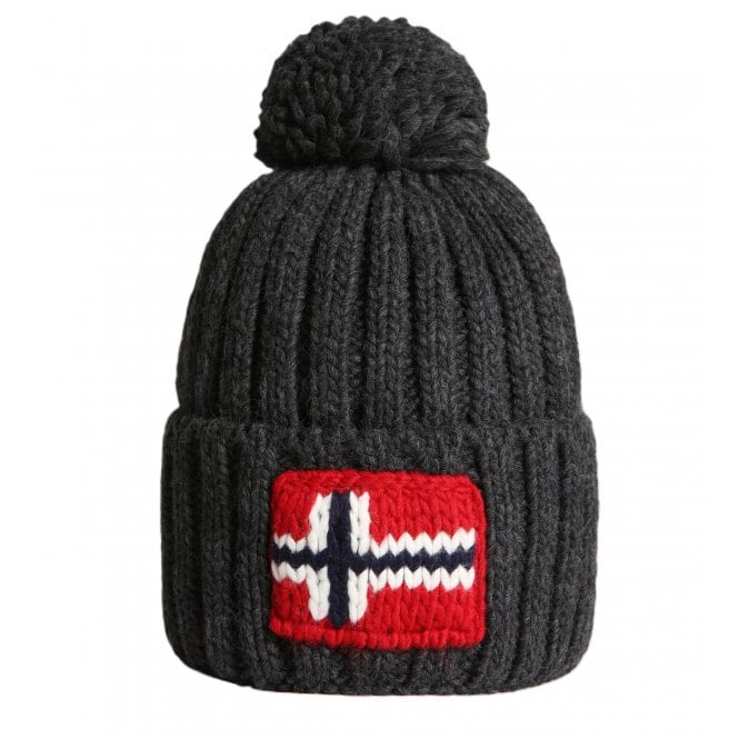 Napapijri Semiury 5 Beanie Dark Grey Melange
