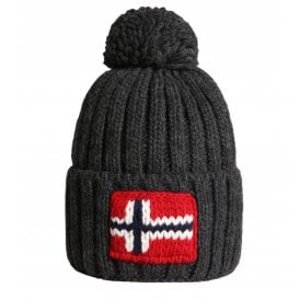 Napapijri Semiury 5 Beanie Dark Grey Melange