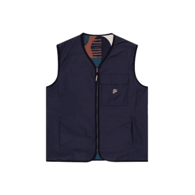 Parlez Duplex Reversible Gilet in Midnight