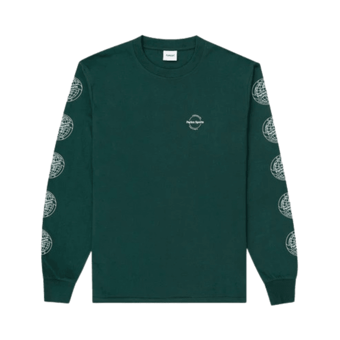 Parlez Haldane Long sleeve Top in Deep Green