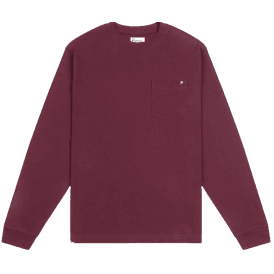 Penfield Chest Pocket Long Sleeve T Shirt - Winetasting