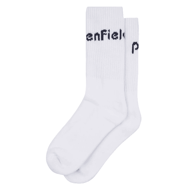Penfield Intarsia Socks 2 Pack - Bright White