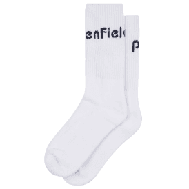 Penfield Intarsia Socks 2 Pack - Bright White
