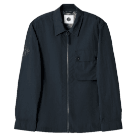 Pretty Green Heaton Overshirt Zip Through Jacket - Black