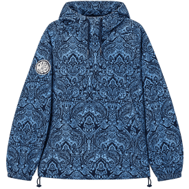 Pretty Green Rave On Paisley Smock in Blue