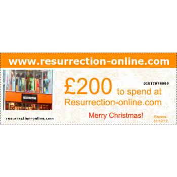 Win £200 to spend at Resurrection-online