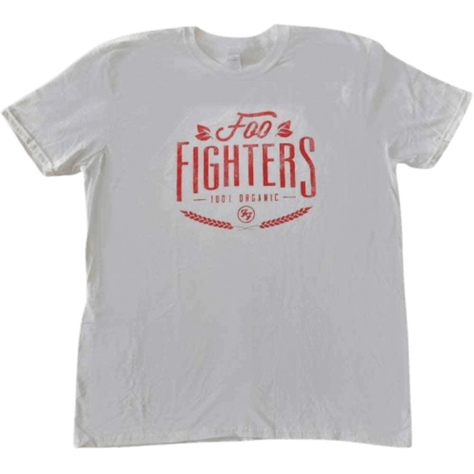 Rock Off 100% Organic Ff T Shirt in White