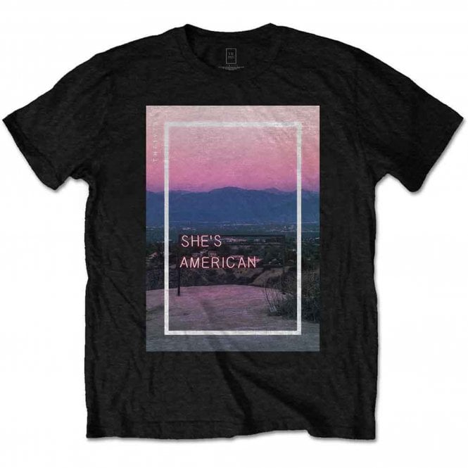 Rock Off 1975 Shes American T Shirt in Black