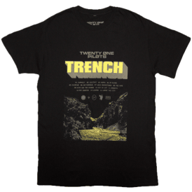Rock Off 21 Pilots Trench Cliff T-Shirt - Black