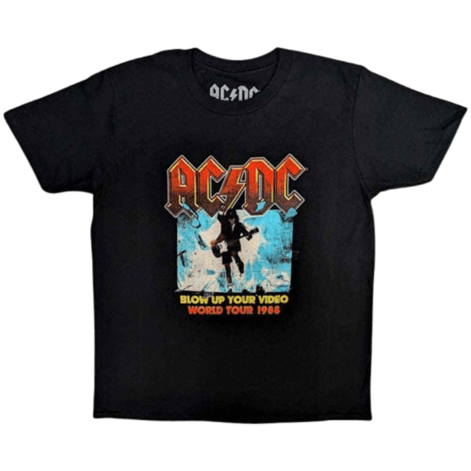Rock Off Acdc Blow Up Your Video kids t-shirt - Black