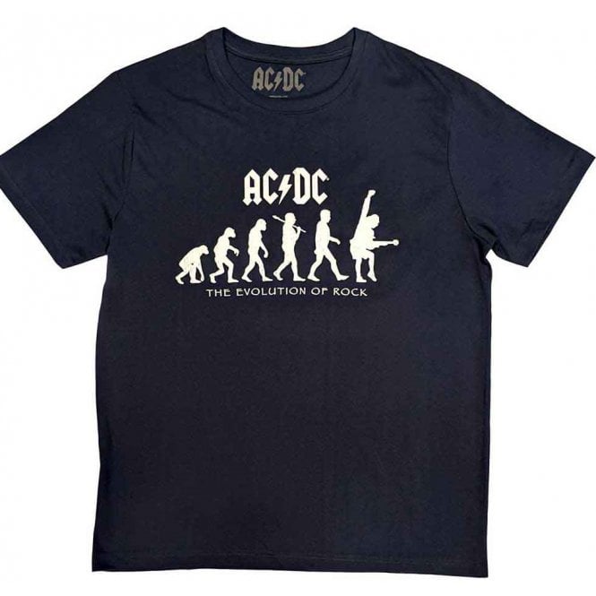 Rock Off ACDC Evolution Of Rock Navy