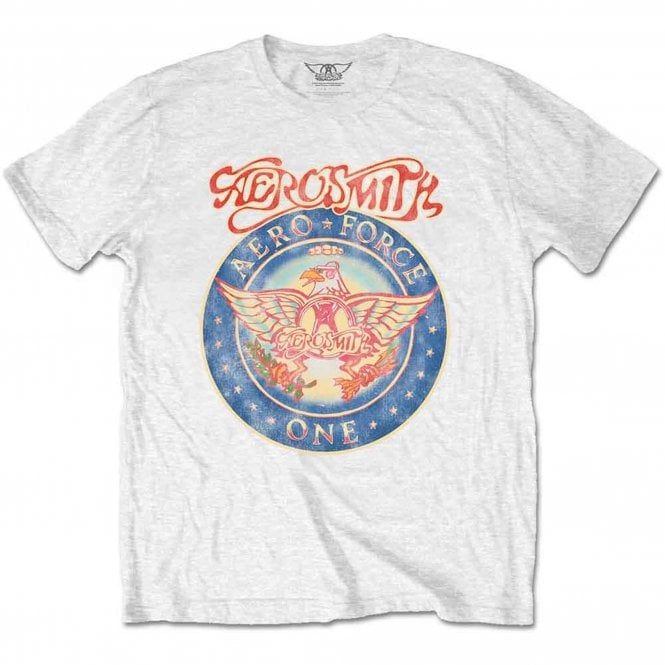 Rock Off Aerosmith T Shirt in White