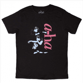 Rock Off AHA Vertical Logo T Shirt - Black