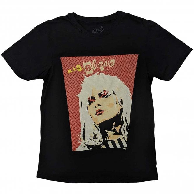 Rock Off Aka Pop Art Blondie T Shirt in Black