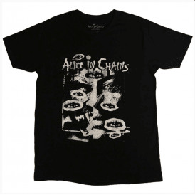 Rock Off Alice In Chains All Eyes T Shirt - Black