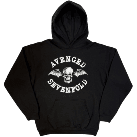 Rock Off Avenged Sevenfold Logo Hoodie in Black