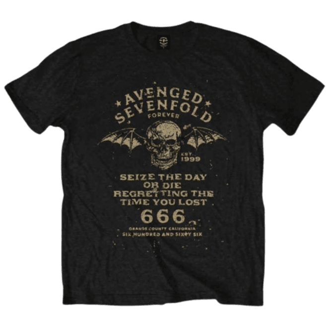 Rock Off Avenged Sevenfold Sieze The Day Black