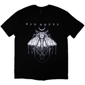 Rock Off Bad Omens Moth T-Shirt - Black
