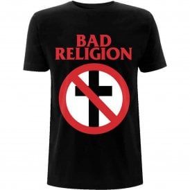 Rock Off Bad Religion Classic Buster Cross T Shirt in Black
