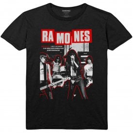 Rock Off Barcelona Ramones T Shirt in Black