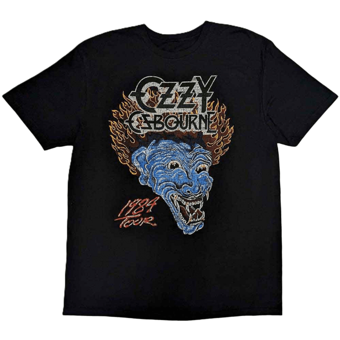 Rock Off Bark At The Moon Ozzy Osbourne T-Shirt - Black