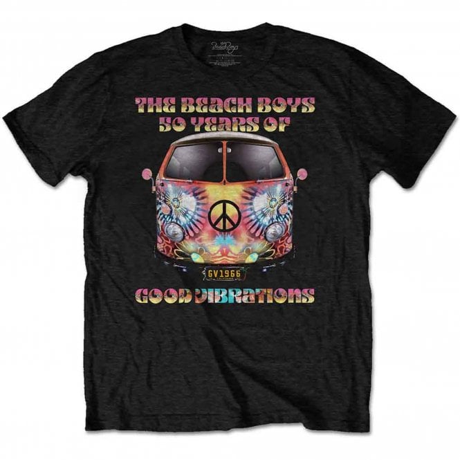 Rock Off Beach Boys Good Vibes Tour T Shirt in Black