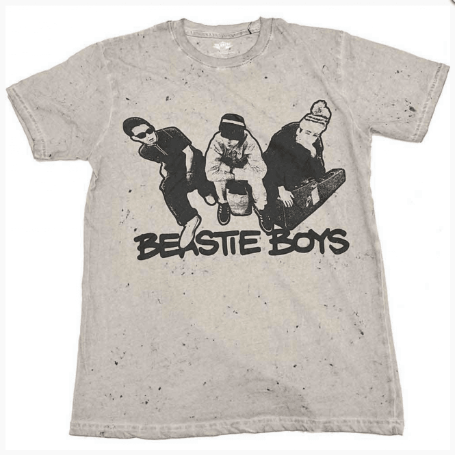 Rock Off Beastie Boys Check Your Head T-Shirt - Sand Dip Dye