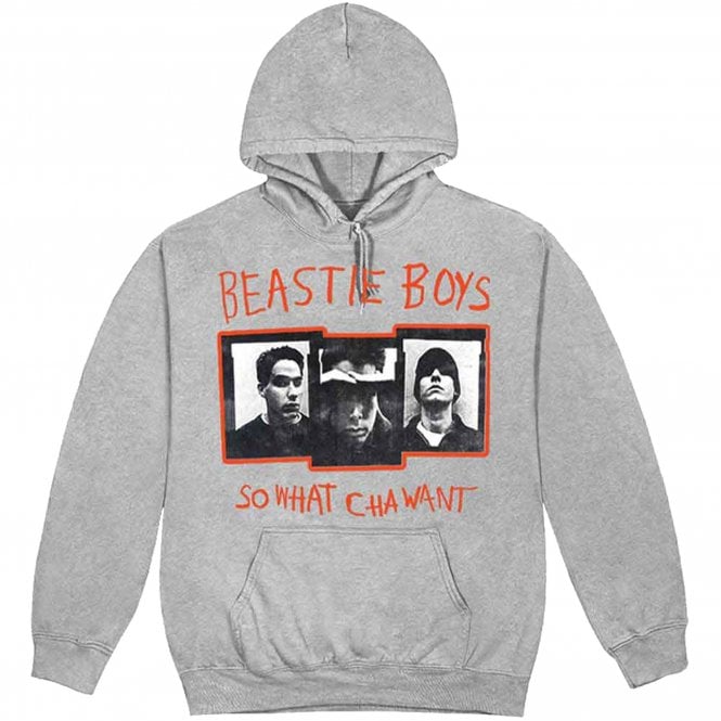 Rock Off Beastie Boys So What Cha Want Hoody in Grey