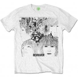 Rock Off Beatles Revolver Album Cover T Shirt in Black