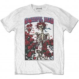 Rock Off Bertha & Logo Grateful Dead T Shirt in White