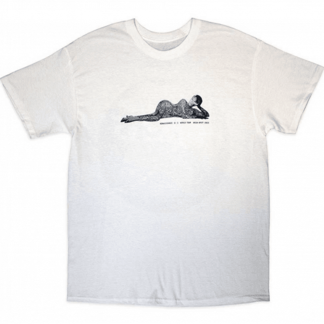 Rock Off Beyonce World Renaissance T Shirt - White
