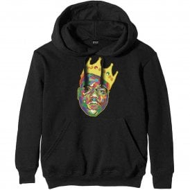Rock Off Biggie Crown Hoody in Black
