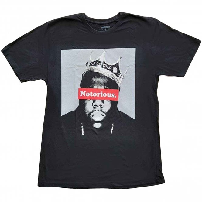 Rock Off Biggie Notorious T Shirt in Black