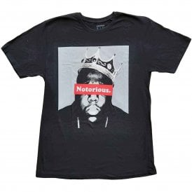 Rock Off Biggie Notorious T Shirt in Black